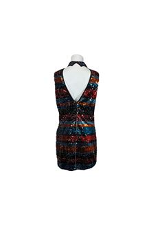 WOMEN'S MULTICOLORED SEQUIN DRESS DENNY ROSE DENNY ROSE | 822DD100711